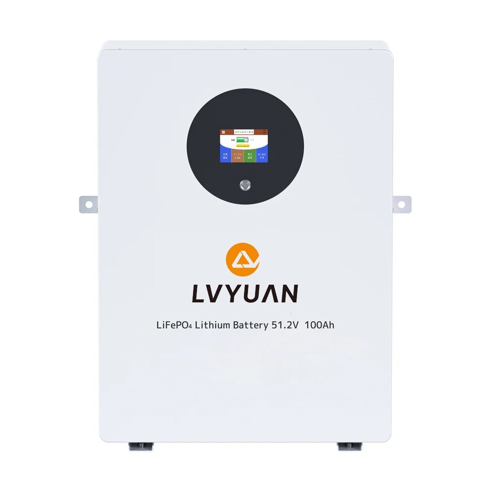 【認定整備済製品】 LVYUAN 51.2V/100Ah リン酸鉄リチウムイオンバッテリー