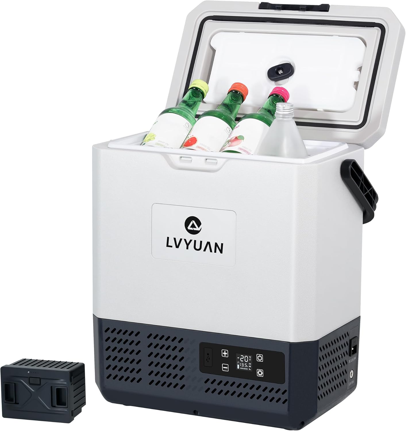新品 LVYUAN リョクエン 9L ポータブル 車載冷蔵庫 LVYUAN（リョクエン）9L ポータブル冷蔵庫 冷凍庫 – LVYUAN