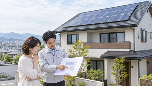 10kWh蓄電池に必要な太陽光パネル枚数を検討する日本の住宅