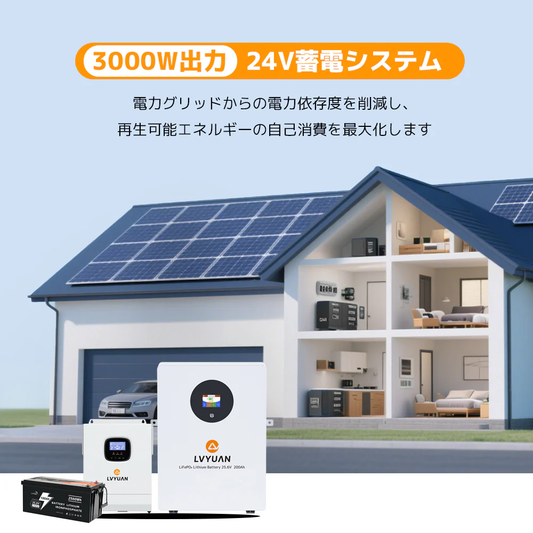 LVYUAN 【24V正弦波インバーター選び方ガイド】普通型・UPS・ハイブリッドを徹底比較｜用途別の最適モデル