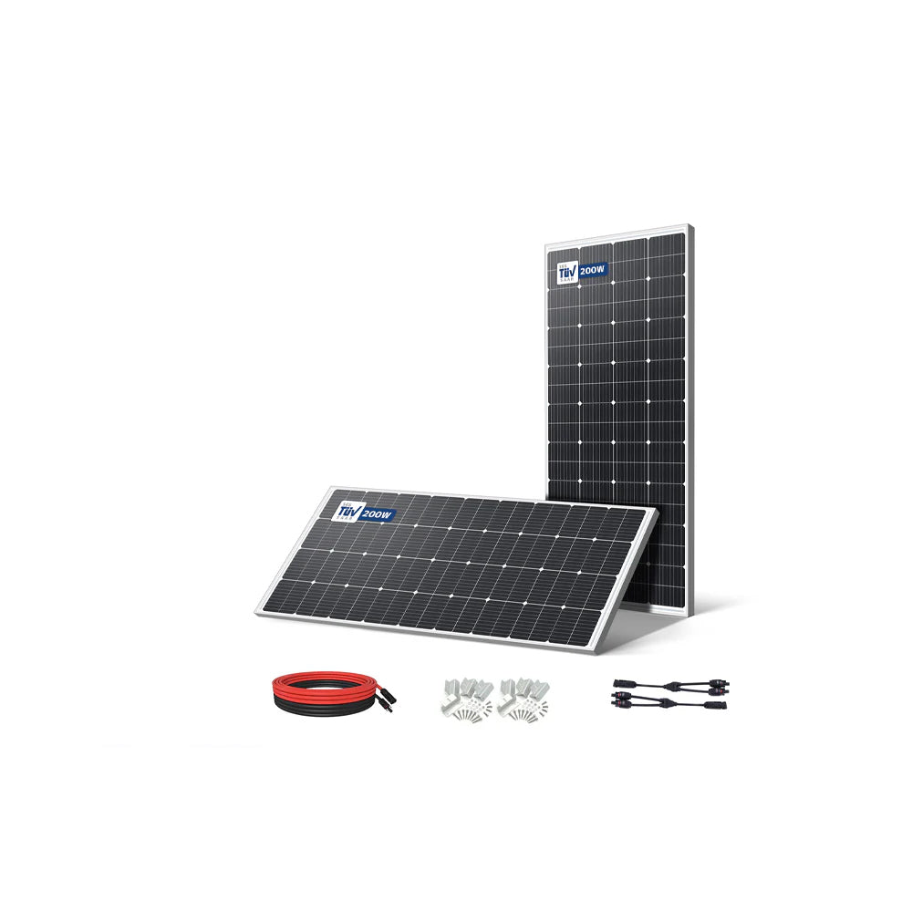 LVYUAN 400W ソーラーパネル発電キット