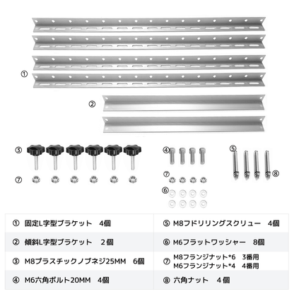 LVYUAN（リョクエン）ソーラーパネル設置架台（100～200W対応）
