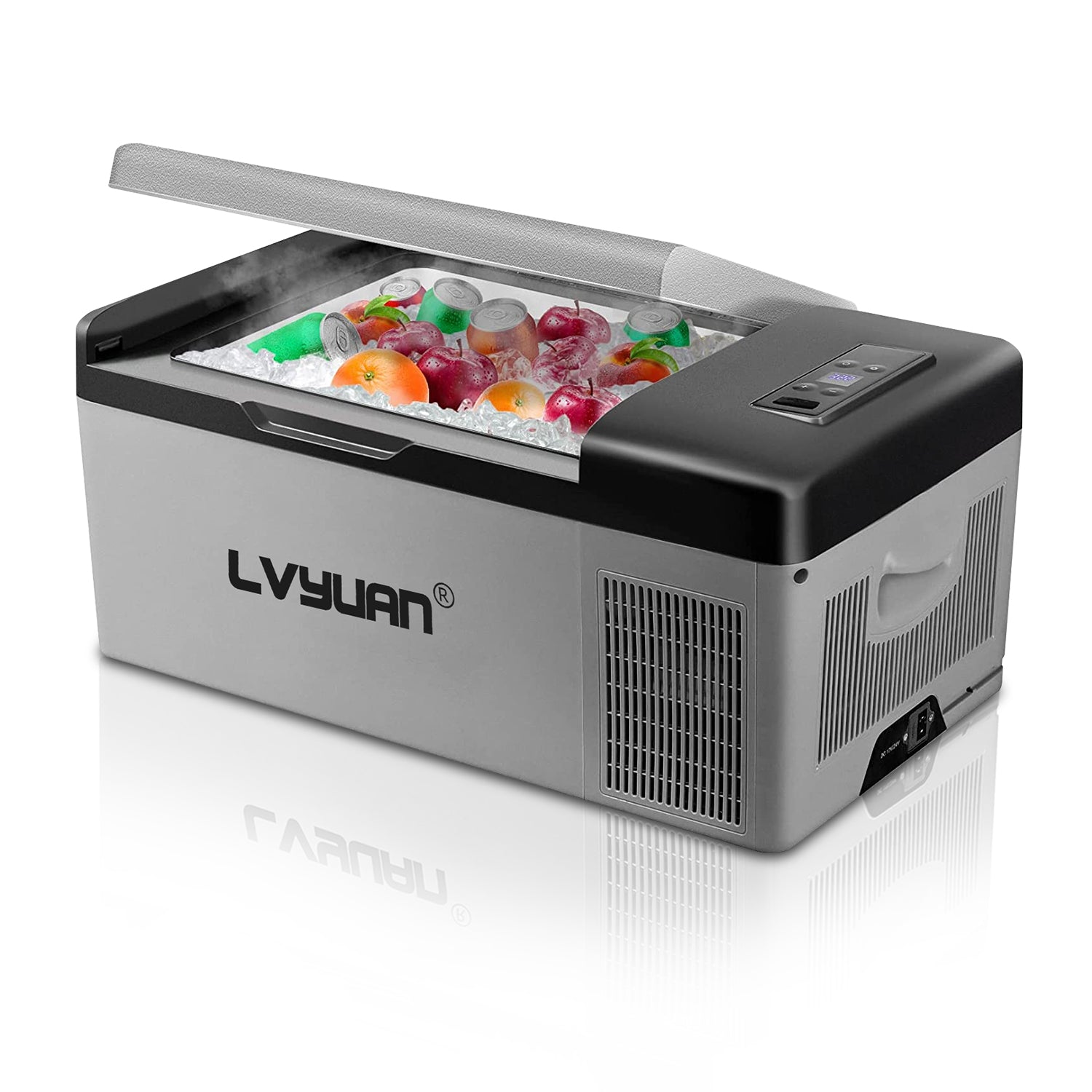 LVYUAN（リョクエン）15L ポータブル冷蔵庫 冷凍庫 - LVYUAN