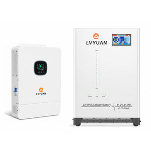 LVYUAN 単相3線式10000Wハイブリッド蓄電システム（薄型）