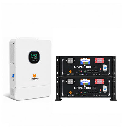 LVYUAN 単相3線式10000Wハイブリッド蓄電システム（ラック型）