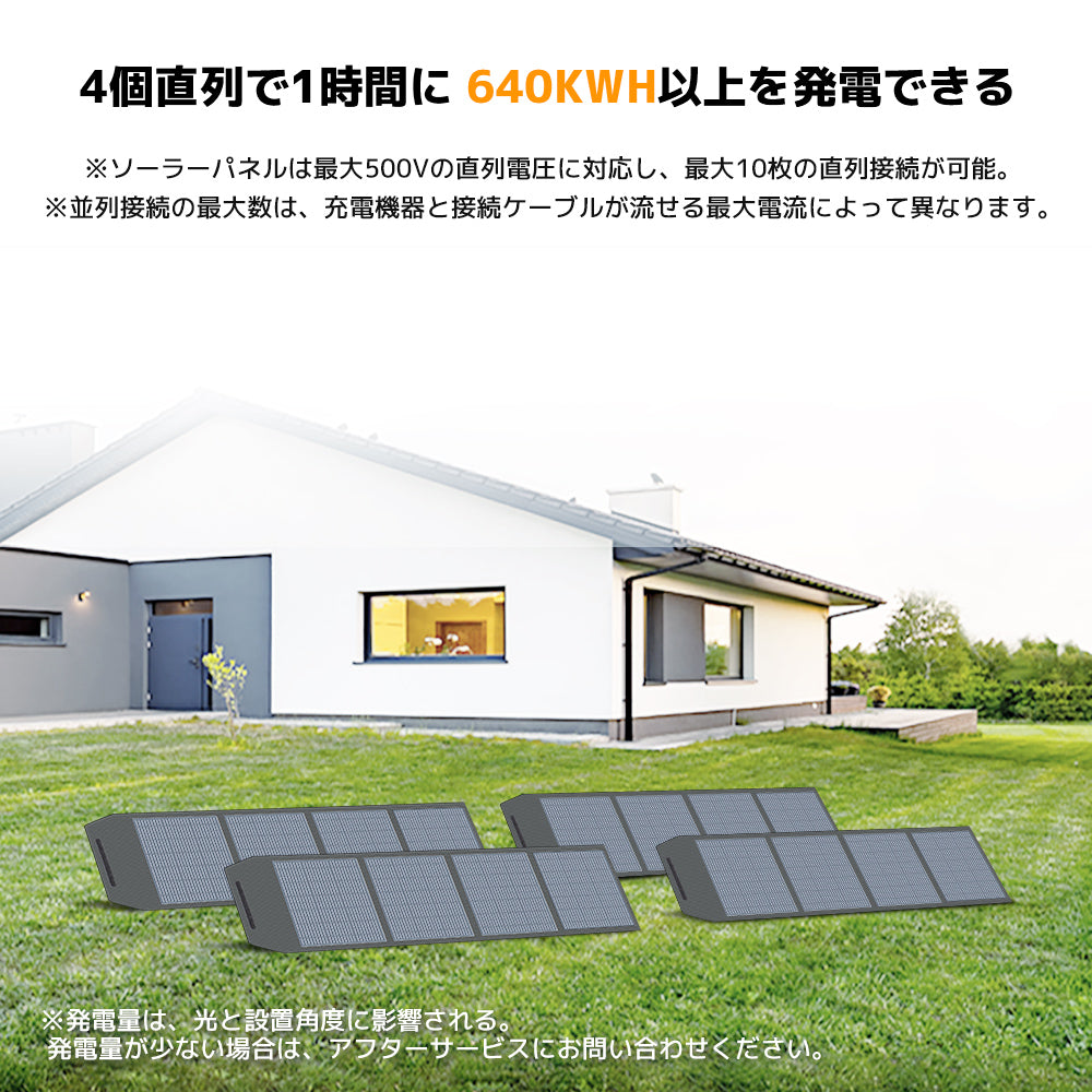 LVYUAN 200W 折り畳み式 ソーラーパネル ULシリーズ