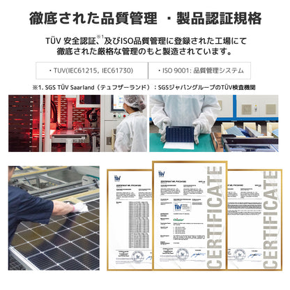 LVYUAN（リョクエン）50W 単結晶ソーラーパネル