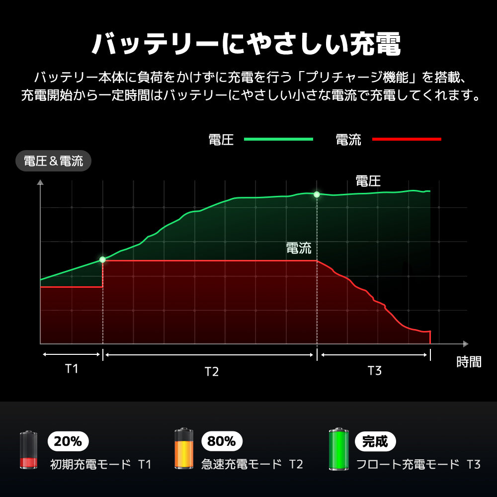 LVYUAN 14.6V 20A リン酸鉄リチウムイオンバッテリー専用充電器