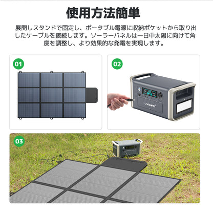 LVYUAN 400W 折り畳み式 ソーラーパネル SBシリーズ