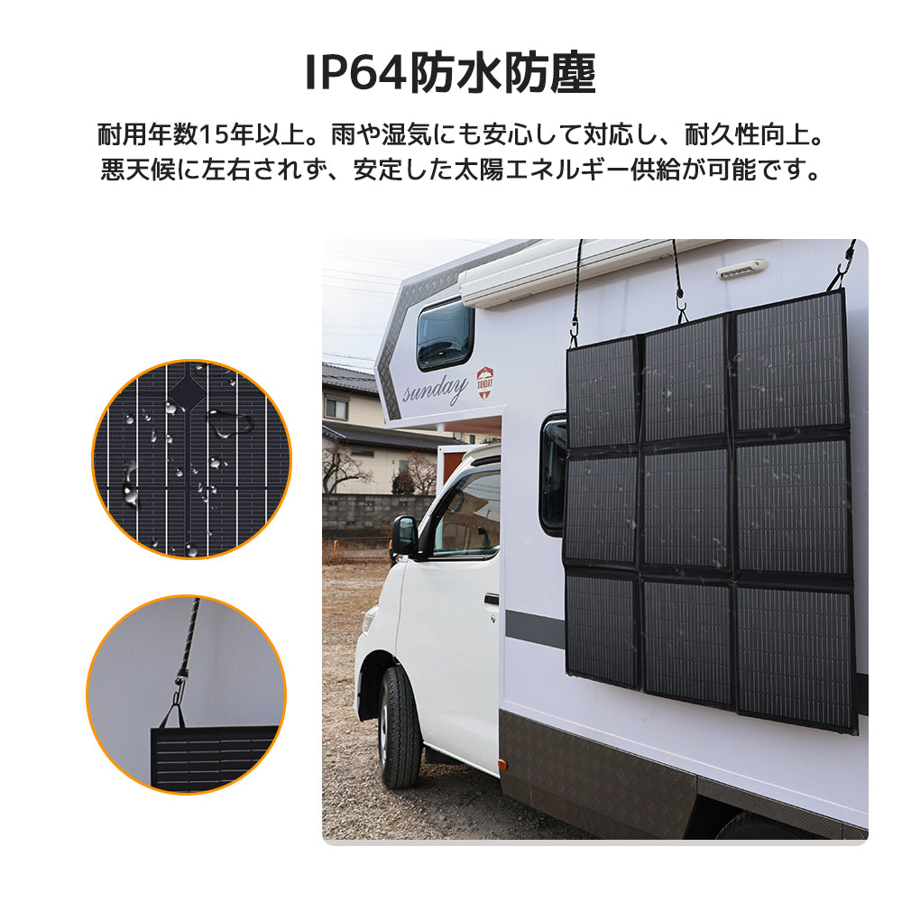 LVYUAN 300W 折り畳み式 ソーラーパネル SBシリーズ