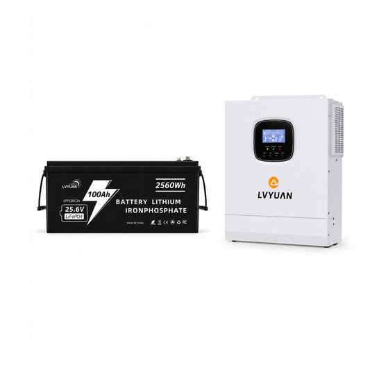 LVYUAN 3000Wハイブリッド蓄電システム