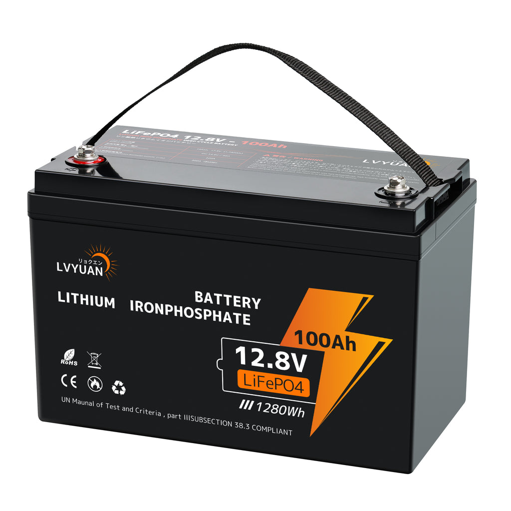 LVYUAN 12.8V/100Ah 1.28kWhリン酸鉄リチウムイオンバッテリー - LVYUAN（リョクエン）公式ショップ