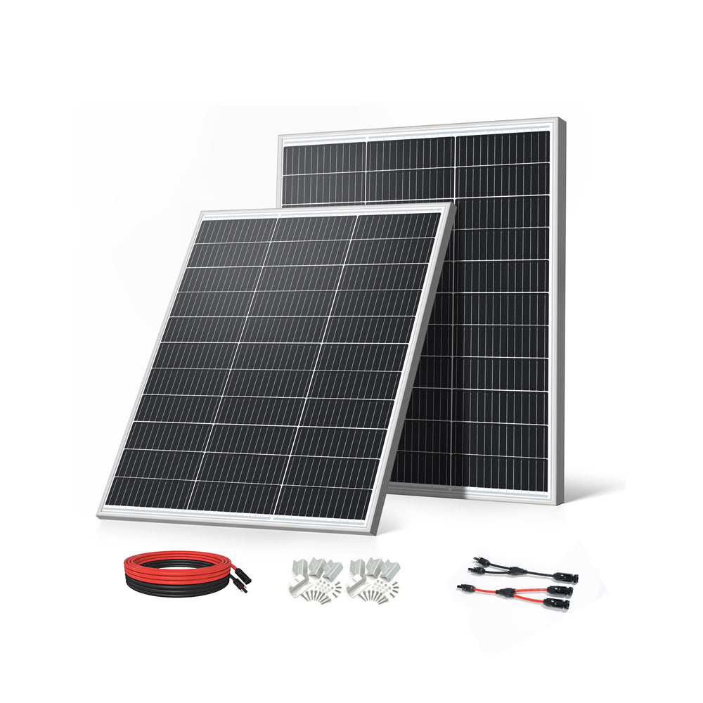 LVYUAN 200W ソーラーパネル発電キット
