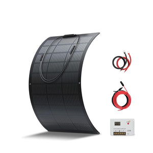 LVYUAN 100W フレキシブルソーラーパネル発電キット