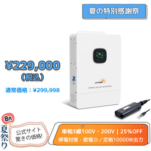 LVYUAN 10KW単相三線式ハイブリッド インバーター