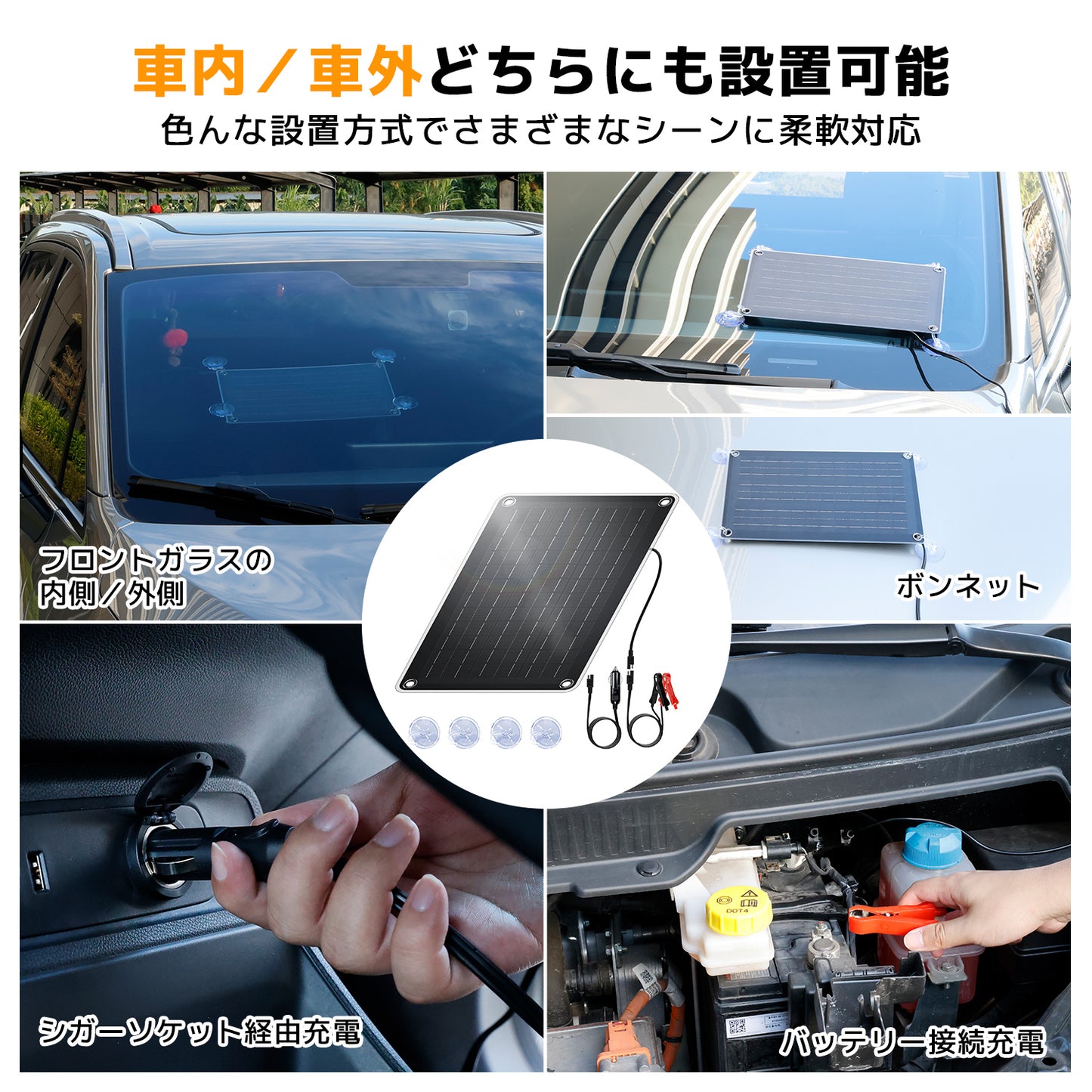 LVYUAN（リョクエン）10W ETFEフレキシブルソーラーパネル