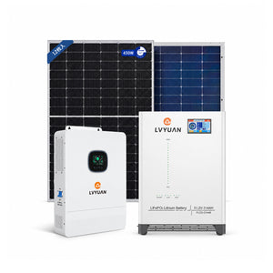 LVYUAN 10000W単相3線式ハイブリッド発電・蓄電システム