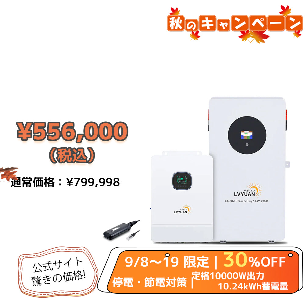 LVYUAN 51.2V（48V）ハイブリッド蓄電システム