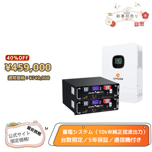 LVYUAN 単相3線式ハイブリッド蓄電システム（ラック型）