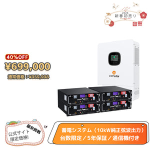 LVYUAN 単相3線式ハイブリッド蓄電システム（ラック型）