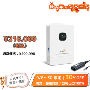 LVYUAN 10KW単相三線式ハイブリッド インバーター