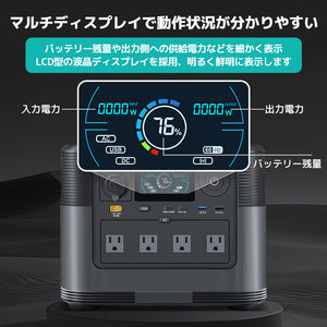 LVYUAN（リョクエン）1200W｜1008Whポータブル電源