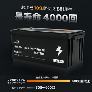 LVYUAN 12.8V/300Ah 3.84kWhリン酸鉄リチウムイオンバッテリー