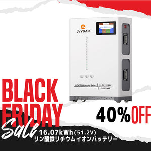 LVYUAN 51.2V/314Ah 16.07kWhリン酸鉄リチウムイオンバッテリー