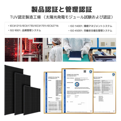 LVYUAN（Yinleader）250w 単結晶ソーラーパネル