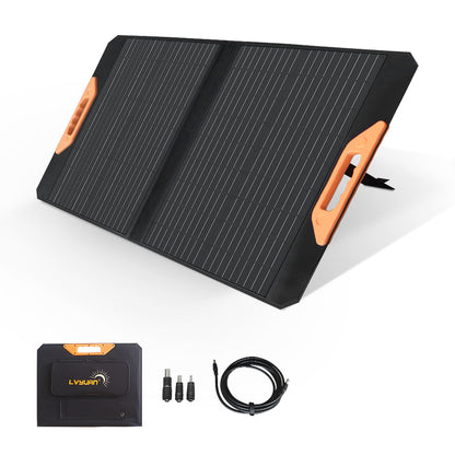LVYUAN 70W 折り畳み式 ソーラーパネル SPシリーズ