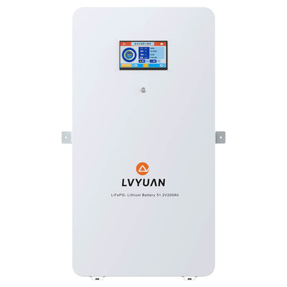 LVYUAN 51.2V/200Ah 10.24kWhリン酸鉄リチウムイオンバッテリー