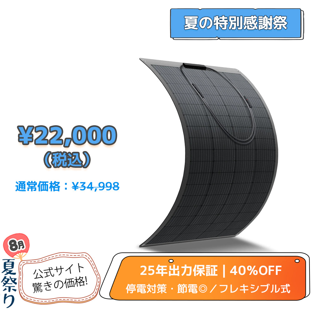 LVYUAN（リョクエン）200W ETFEフレキシブルソーラーパネル