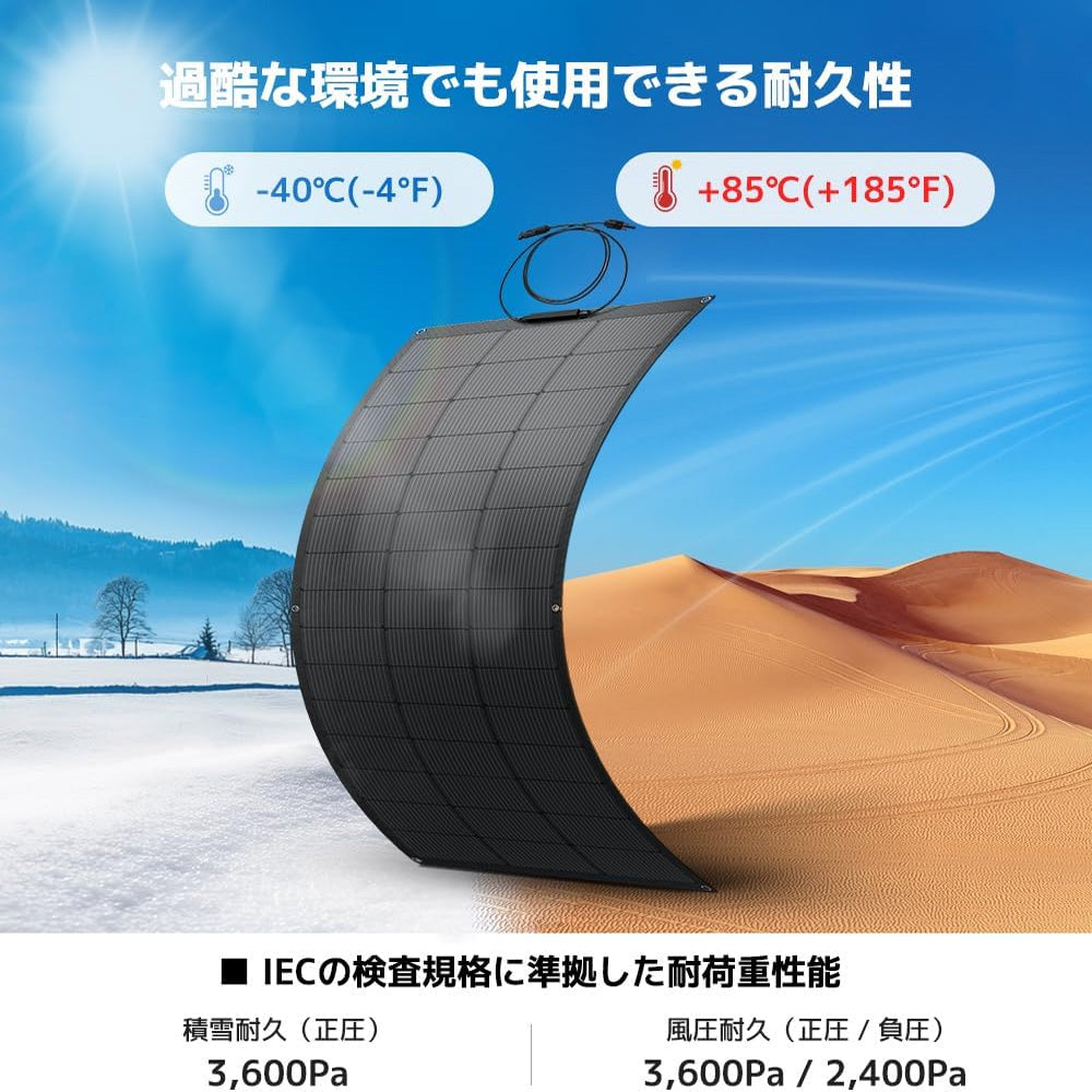 LVYUAN 200W ETFEフレキシブルソーラーパネル