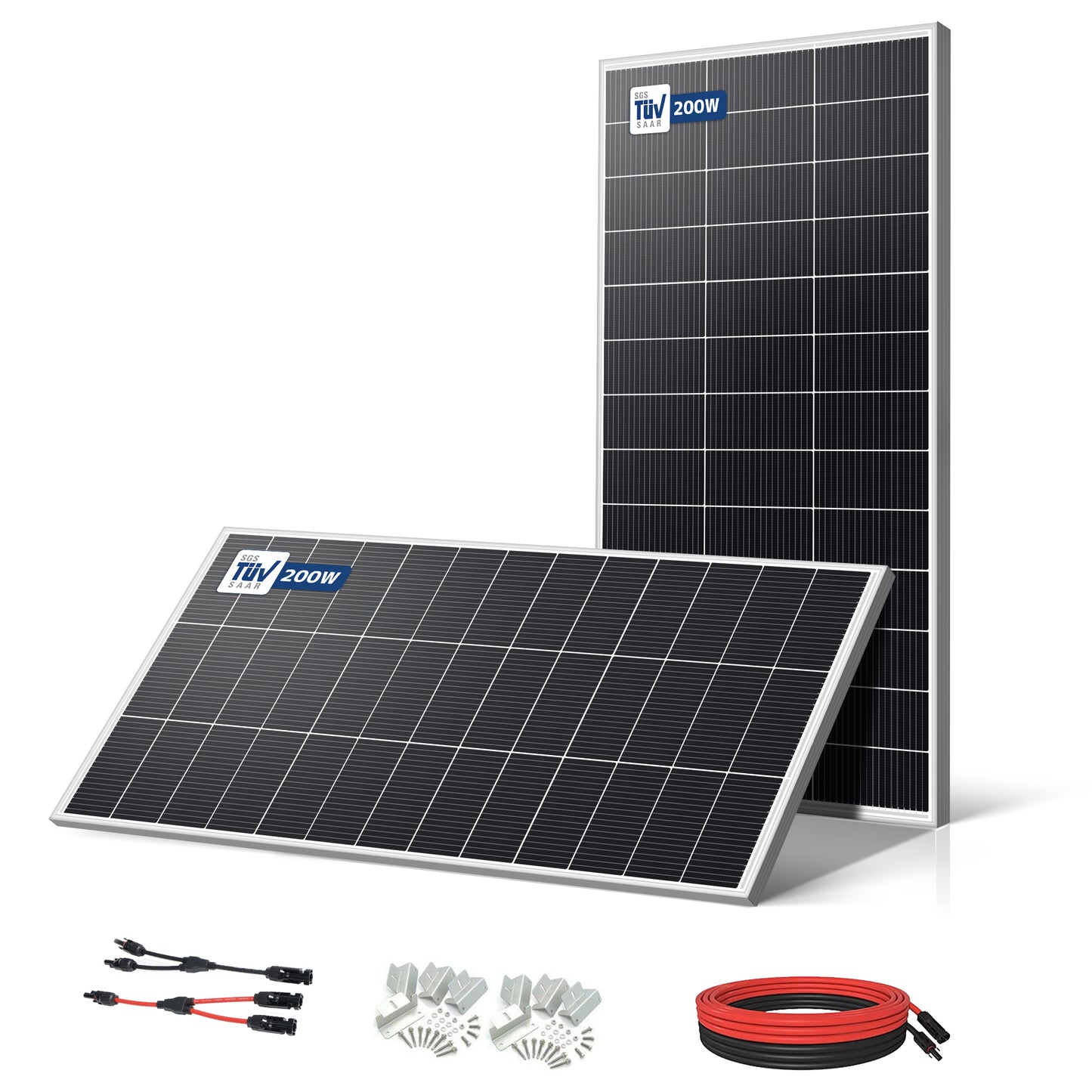 LVYUAN 400W ソーラーパネル発電キット