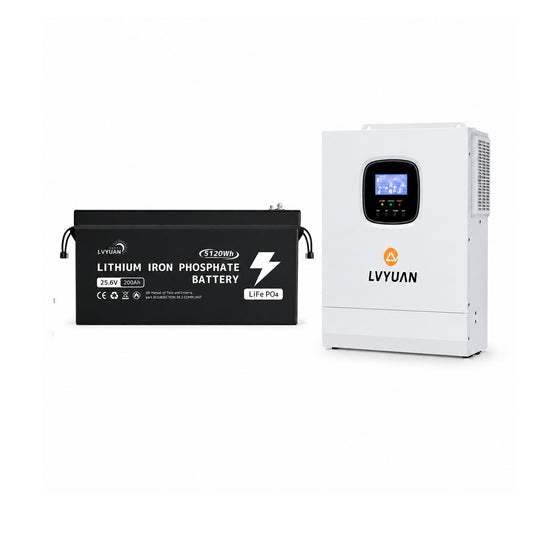 LVYUAN 3000Wハイブリッド蓄電システム