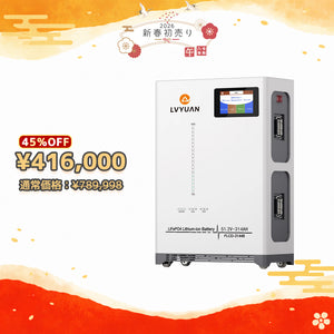 LVYUAN 51.2V/314Ah 16.07kWhリン酸鉄リチウムイオンバッテリー