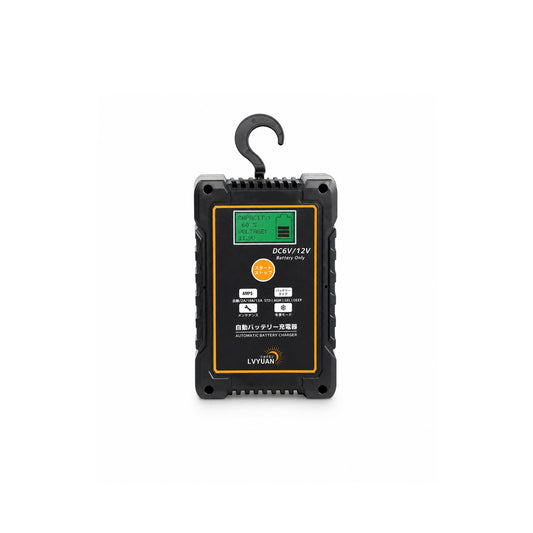 LVYUAN 定格15A パルスバッテリー充電器 6V・12V鉛バッテリー対応