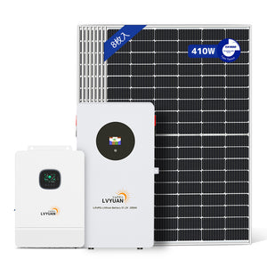 LVYUAN 10000W単相3線式ハイブリッド発電・蓄電システム