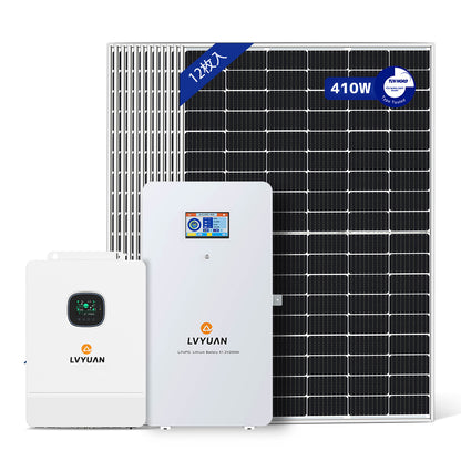 LVYUAN 10000W単相3線式ハイブリッド発電・蓄電システム