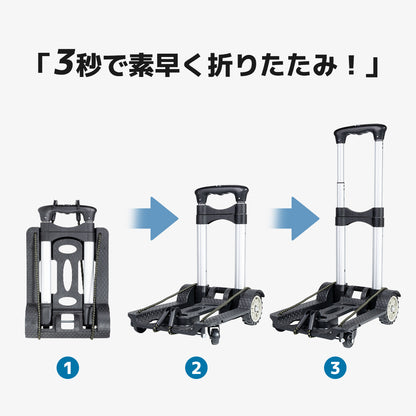 LVYUAN(リョクエン)折りたたみ式 キャリーカート耐荷重40kg