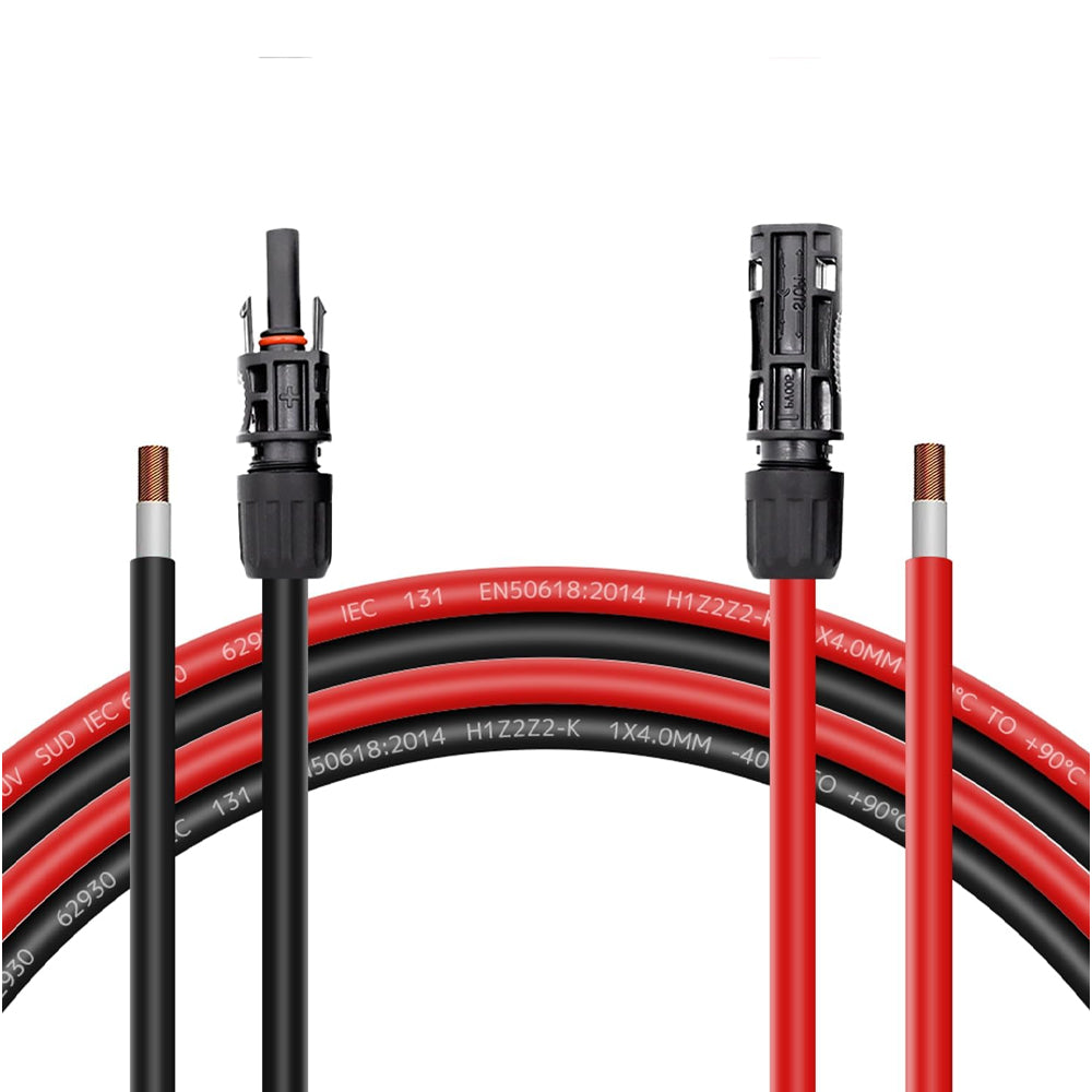 LVYUAN 11AWG/4mm² ソーラーパネルMC4延長ケーブル