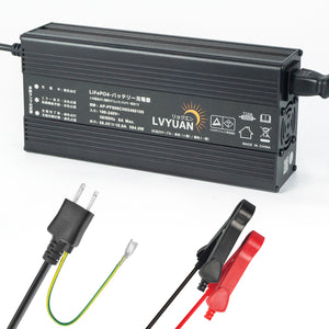 LVYUAN 58.4V10Aリン酸鉄リチウムイオンバッテリー充電器
