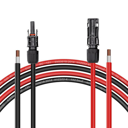 LVYUAN 13AWG/2.5mm² ソーラーパネルMC4延長ケーブル