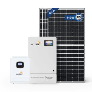 LVYUAN 3000Wハイブリッド発電・蓄電システム 25.6V系LiFePO4バッテリー