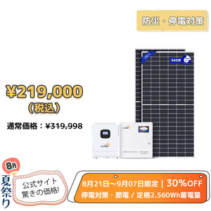 LVYUAN 3000W単相2線式ハイブリッド発電・蓄電システム