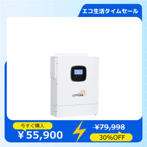 LVYUAN 3000W単相二線式ハイブリッド インバーター