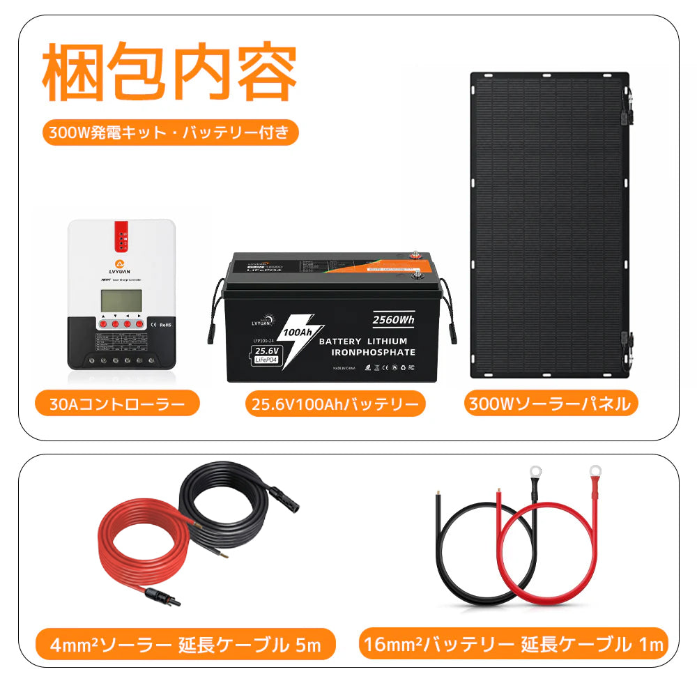 LVYUAN 300W ETFEフレキシブルソーラーパネル
