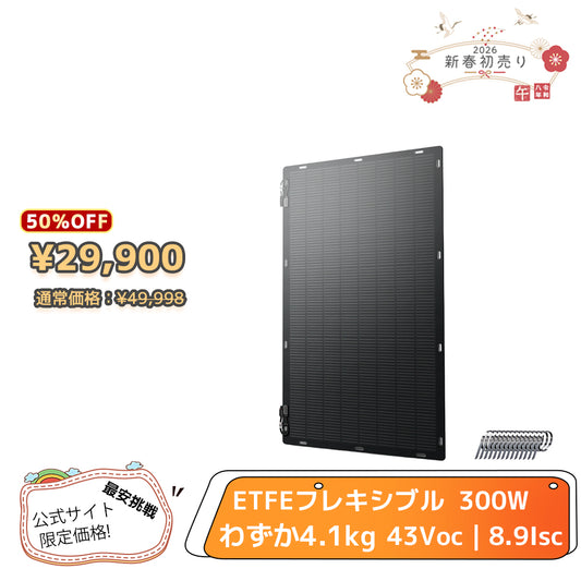 LVYUAN（リョクエン）300W ETFEフレキシブルソーラーパネル