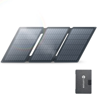 LVYUAN 30W 折り畳み式 ソーラーパネル SPシリーズ