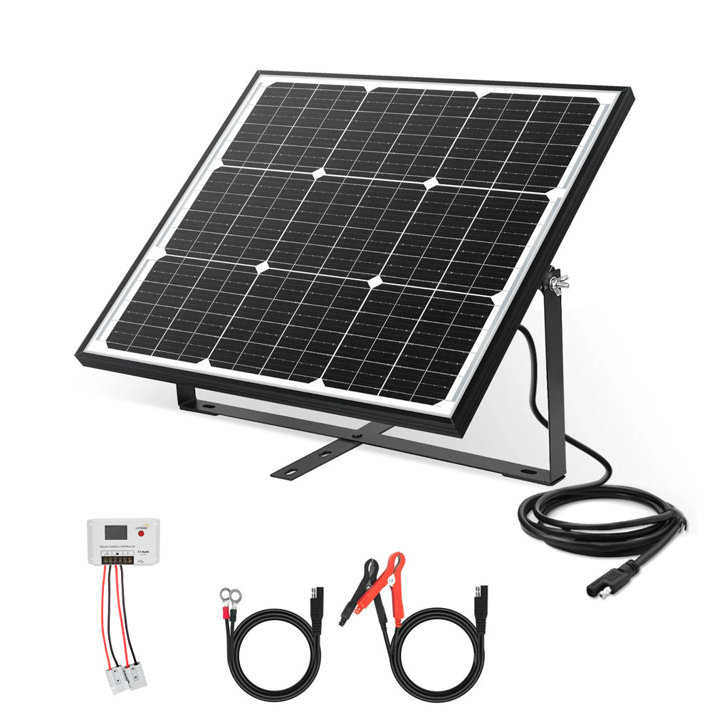LVYUAN（リョクエン） 50W ソーラー発電キット